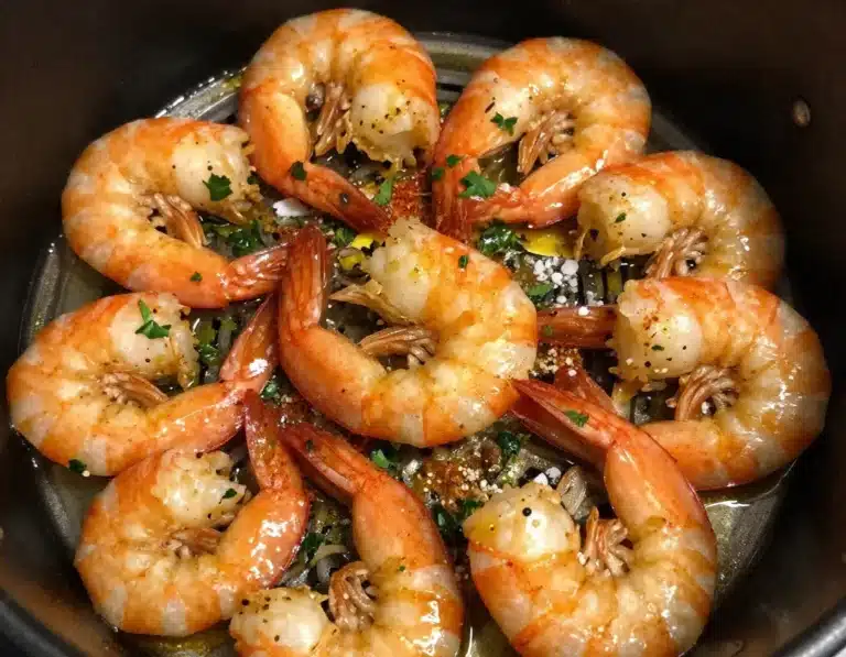 air fryer cajun shrimp dinner