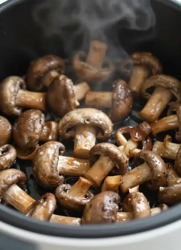 air fryer mushrooms