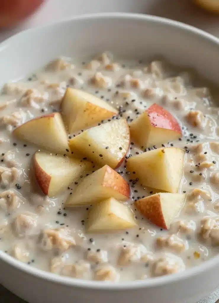 apple pie overnight oats