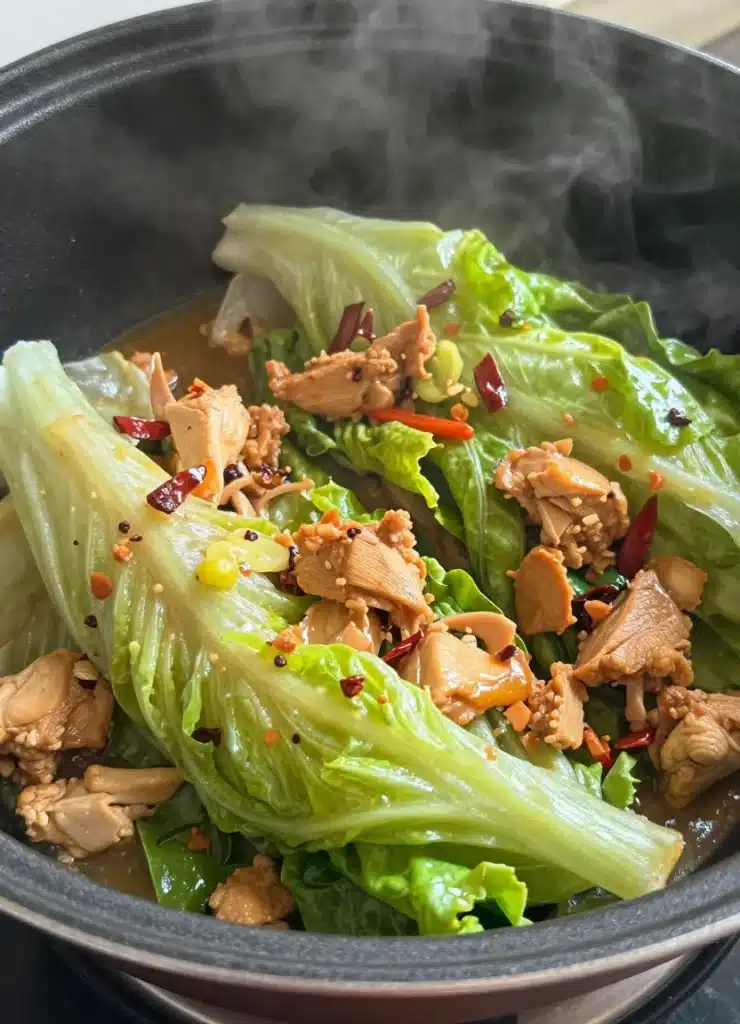 asian chicken lettuce wraps