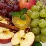 autumn apple and grape medley