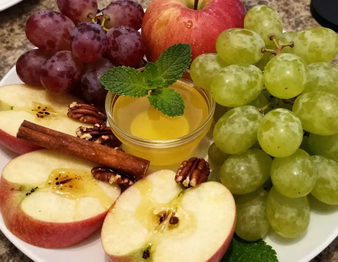 autumn apple and grape medley