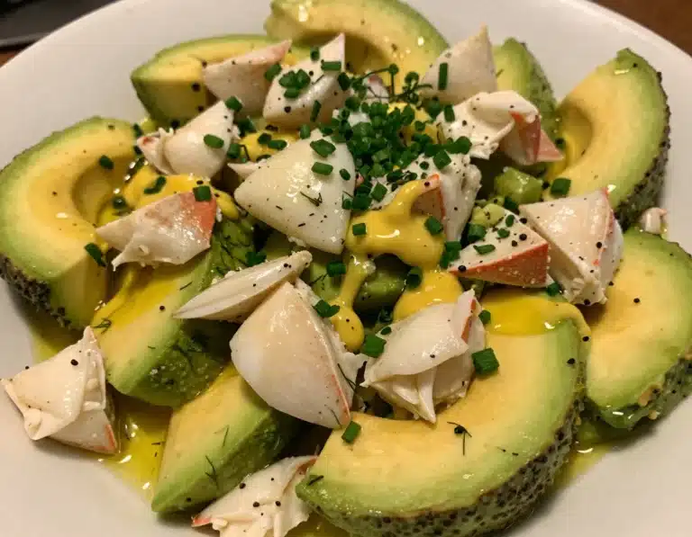 avocado and crab salad