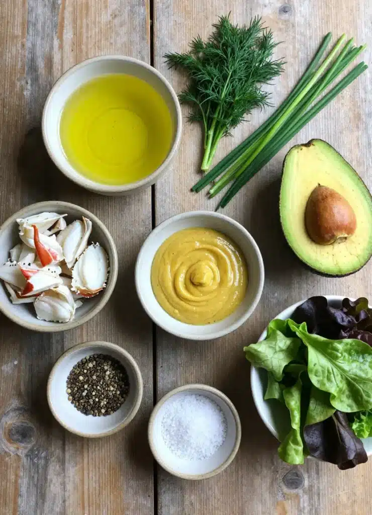 avocado and crab salad