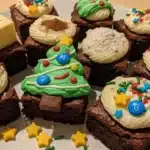 christmas tree brownies easy holiday dessert