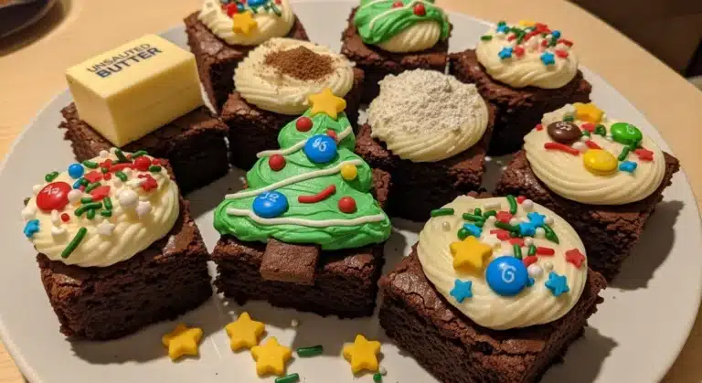 christmas tree brownies easy holiday dessert